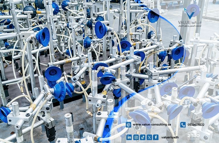 مصنع لإنتاج الصمامات والمعدات المستخدمة في قطاع النفط والغاز