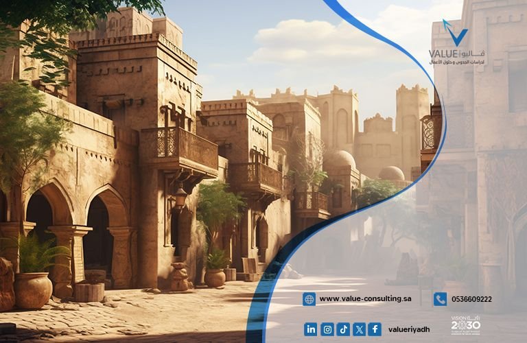 دراسة جدوى مشروع تطوير قصور ومبانٍ تاريخية للسياحة.