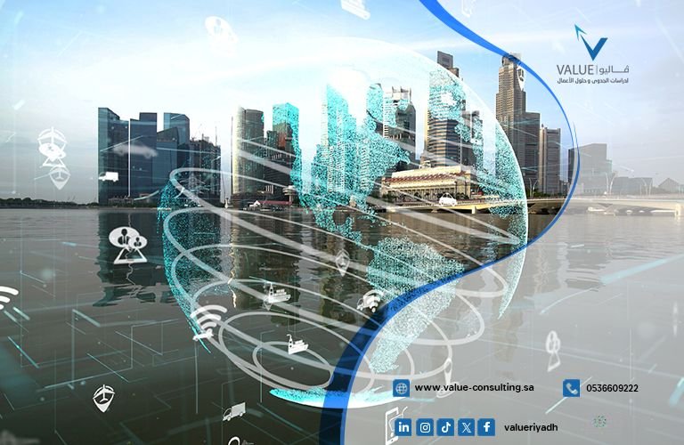 دراسة جدوى مشروع حلول تقنية للمدن الذكية.