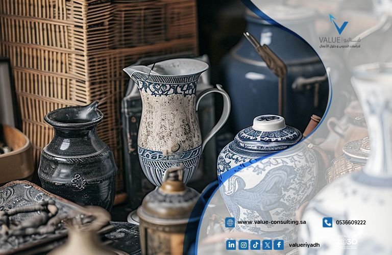 دراسة جدوى مشروع متجر منتجات تراثية (ملابس وأواني).