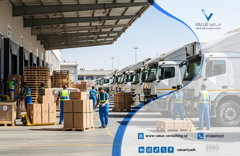 دراسة جدوى شركة شحن داخلي بين المدن