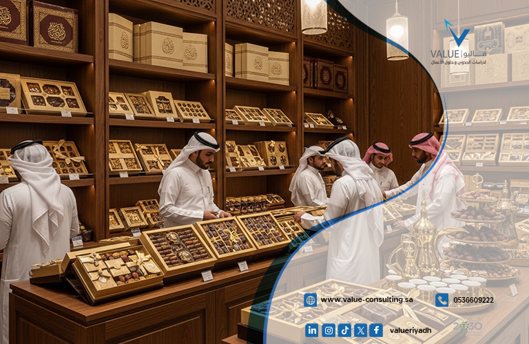 دراسة جدوى متجر منتجات تمور فاخرة للتصدير