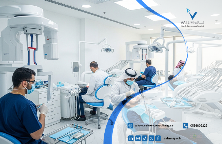 دراسة جدوى مركز طبي للأسنان في جدة