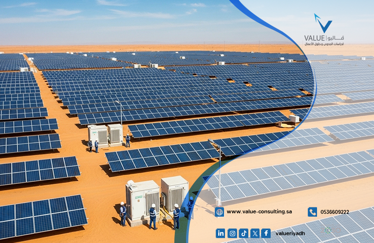 دراسة جدوى مشروع الطاقة الشمسية في القصيم