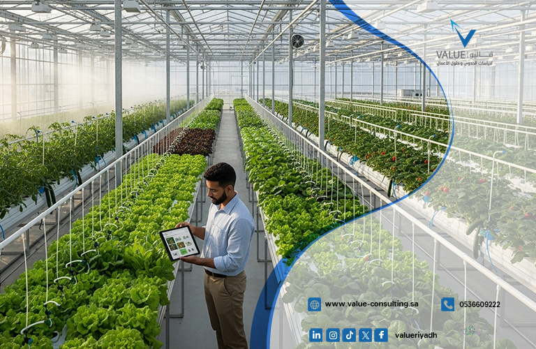 دراسة جدوى مشروع بيوت محمية للخضار والفواكه