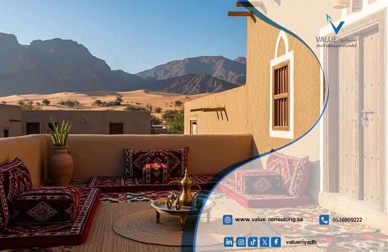 دراسة جدوى بيت ضيافة تراثي داخل قرية تاريخية