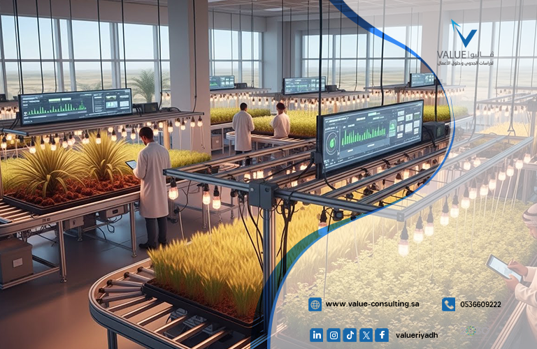 دراسة جدوى مركز أبحاث وتطوير زراعي خاص