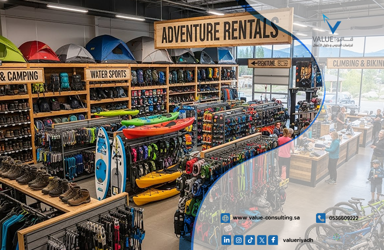 دراسة جدوى مركز تأجير معدات الرحلات