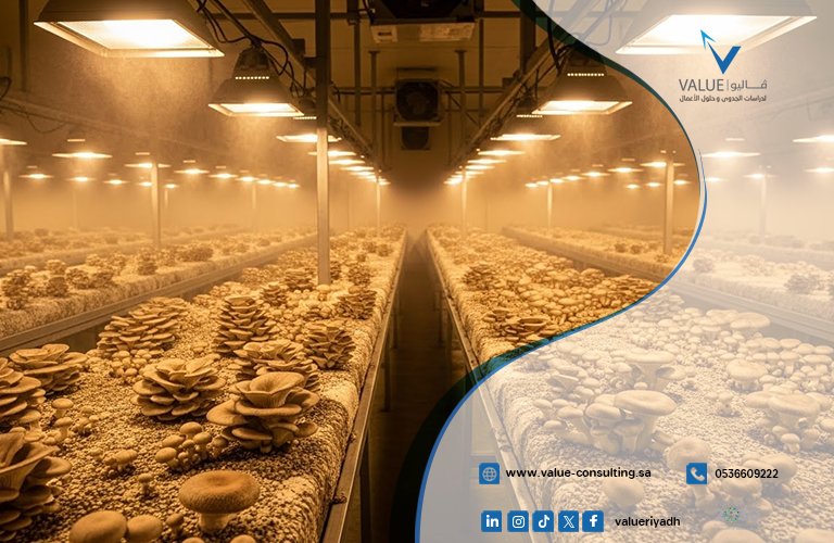 دراسة جدوى مزرعة فطر تجارية