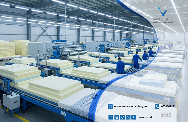 دراسة جدوى مصنع مراتب طبية علاجية