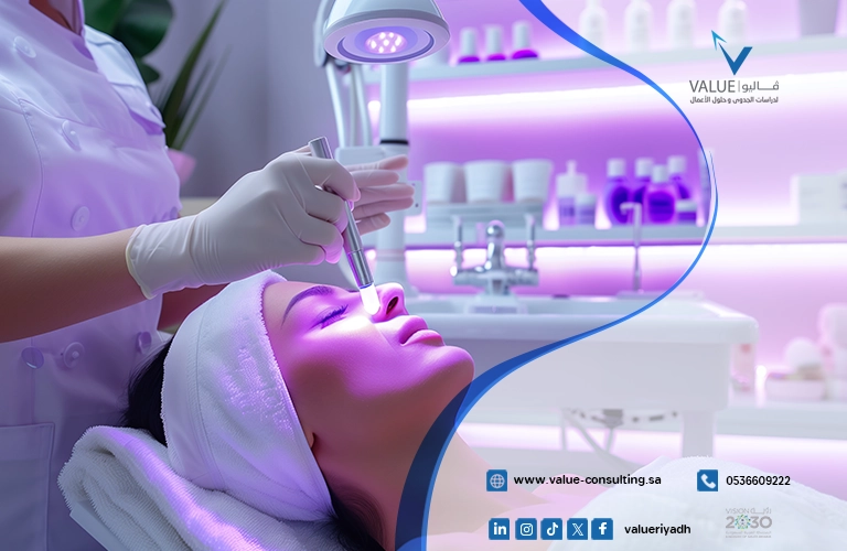دراسة جدوى مشروع مركز عناية بالبشرة والليزر